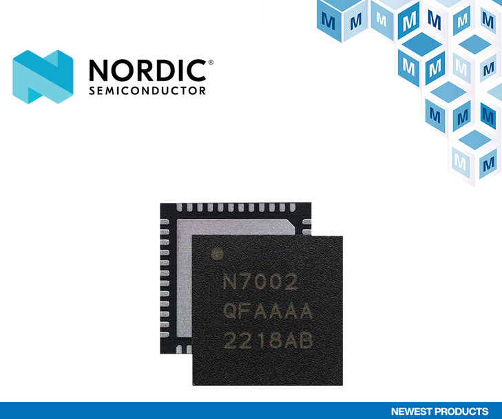Le CI compagnon Wi-Fi 6 nRF7002 de Nordic Semiconductor, désormais disponible chez Mouser, prend en charge toute une série de protocoles sans fil pour les applications de domotique et de capteurs